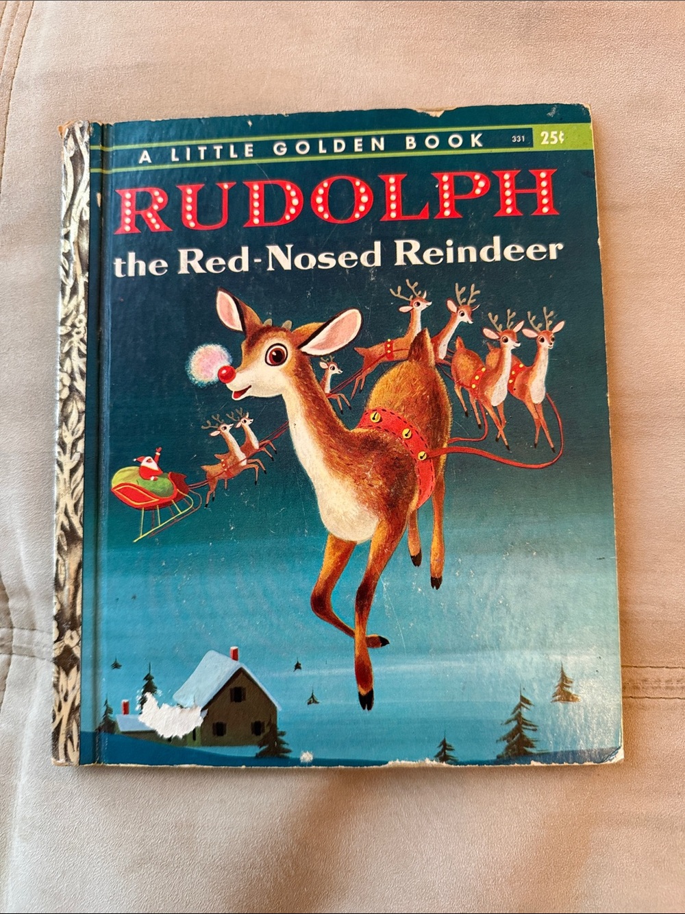 Rudolph the Red-Nosed Reindeer Little Golden Book - 1958 edition